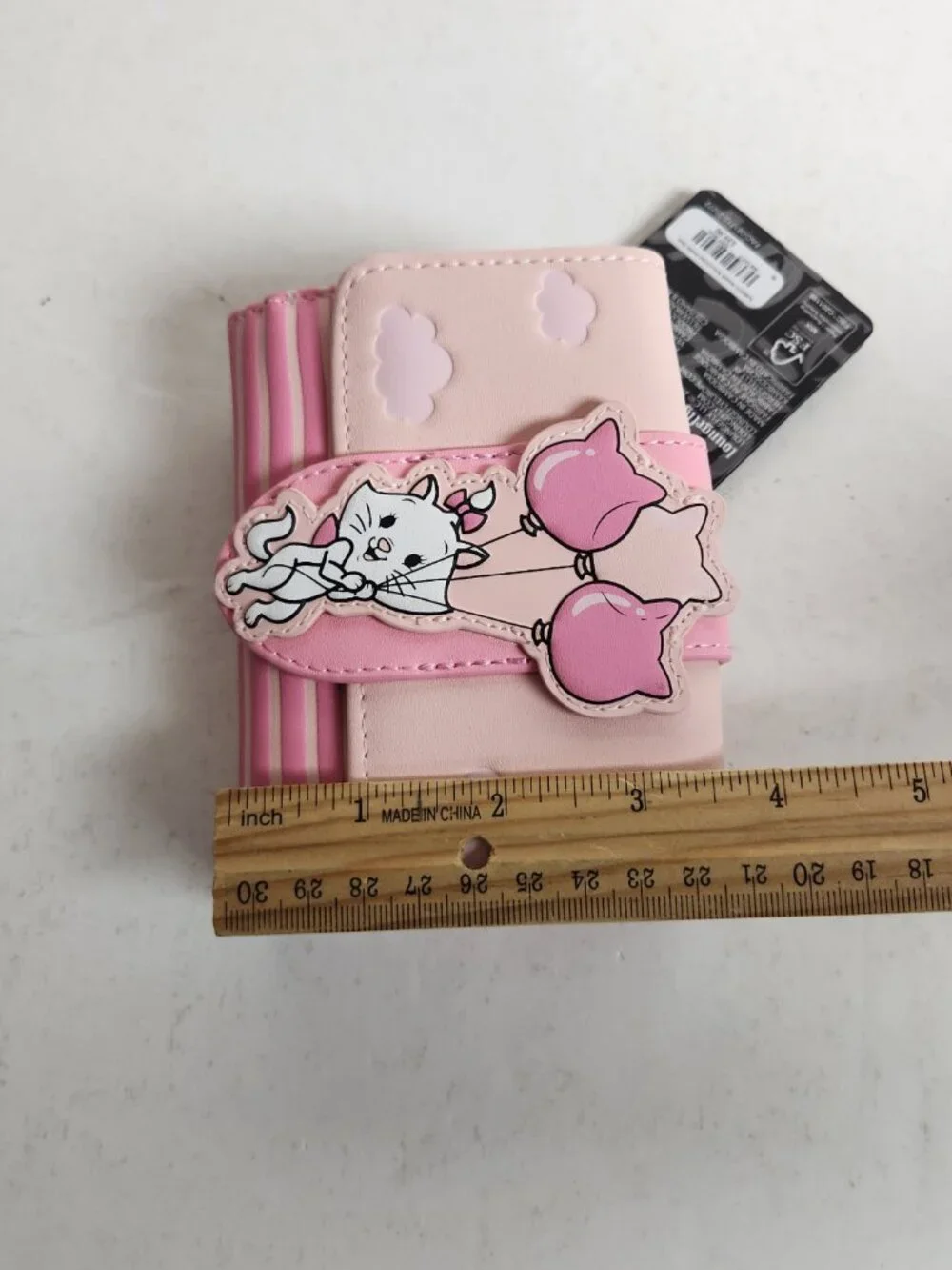 Loungefly Hard Tag Disney The Aristocats Marie with Balloons Snap Wallet NWT